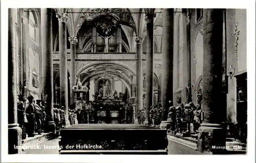 11348 - Tirol - Innsbruck , Inneres der Hofkirche - nicht gelaufen