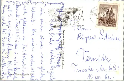 11358 - Salzburg - Zell am See mit den Kitzsteinhorn - gelaufen 1963