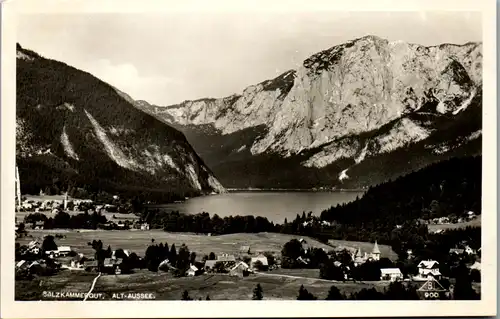 11366 - Steiermark - Alt Aussee , Salzkammergut , Panorama - nicht gelaufen 1951