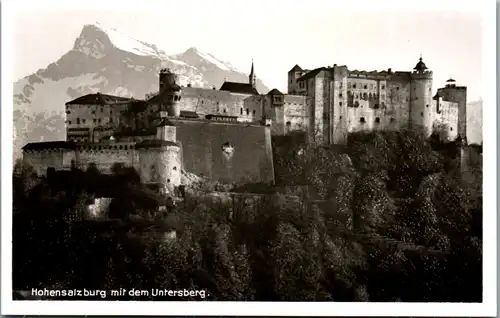 11375 - Salzburg - Hohensalzburg mit dem Untersberg - nicht gelaufen
