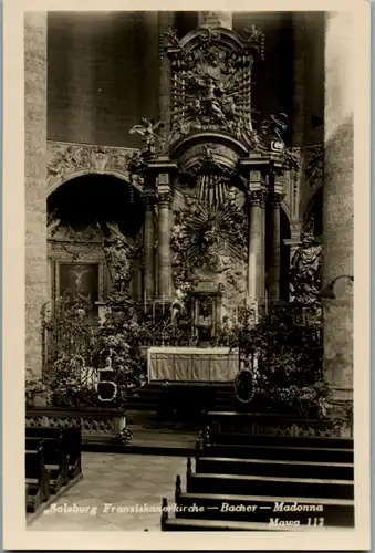 11381 - Salzburg - Franziskaner Kirche , Bacher Madonna - nicht gelaufen