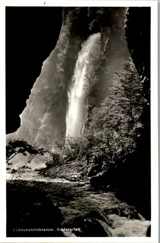 11396 - Salzburg - St. Johann im Pongau , Liechtensteinklamm , Schleierfall , Wasserfall - nicht gelaufen 1939