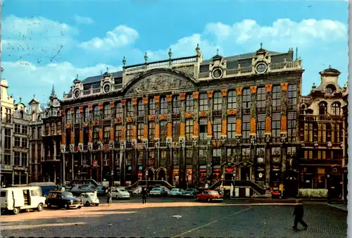 11407 - Belgien - Brüssel , Bruxelles , La Maison des Ducs de Brabant , Auto - gelaufen 1969