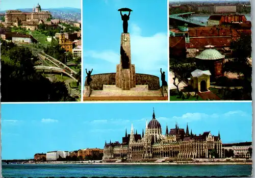 11421 - Ungarn - Budapest , Mehrbildkarte - nicht gelaufen
