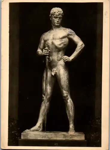 11432 - Schöne Künste - Statue Jung Siegfried , Franz Seifert Wien , Briefmarke , Stempel - nicht gelaufen 1963