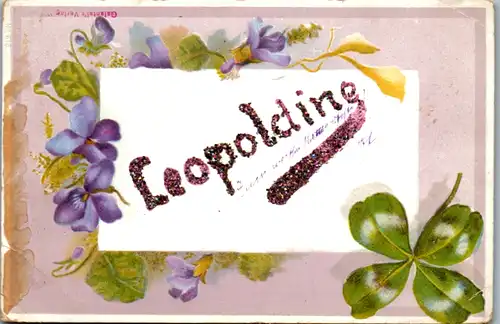 11455 -  - Blumen , Leopoldine - gelaufen 1899