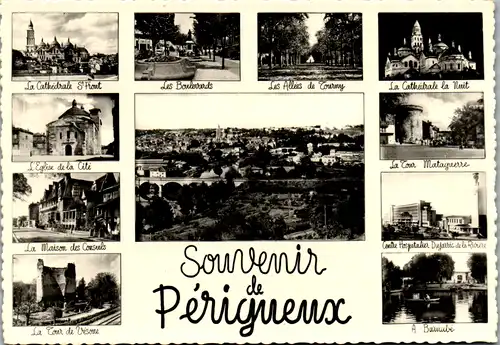11502 - Frankreich - Périgueux , Mehrbildkarte - nicht gelaufen