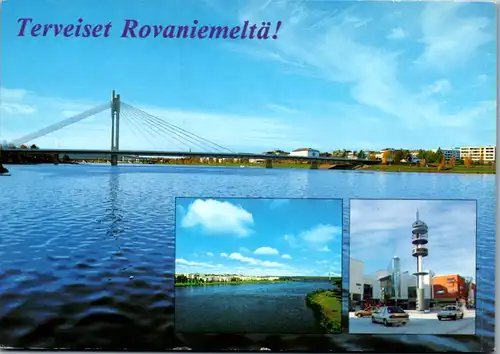 11504 - Finnland - Rovaniemi , Arktinen Kaupunki , Brücke - nicht gelaufen