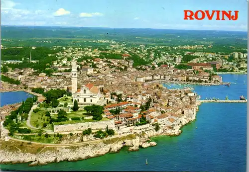 11522 - Kroatien - Rovinj , Panorama - gelaufen