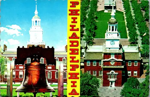 11528 - USA - Philadelphia , Independence Hall and the Liberty Bell - nicht gelaufen