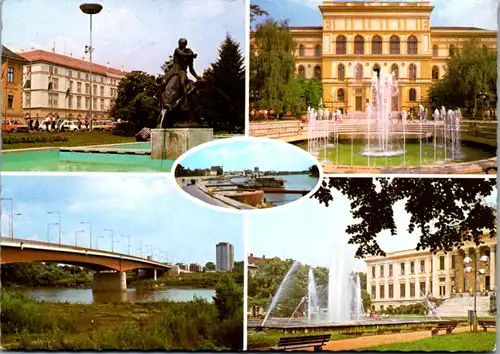 11533 - Ungarn - Szeged , Mehrbildkarte - gelaufen