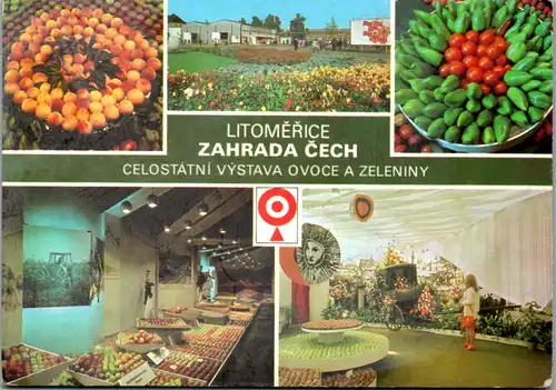 11536 - Tschechische Republik - Litomerice , Zahrada Cech , Celostatni vystava ovoce a zeleniny - gelaufen
