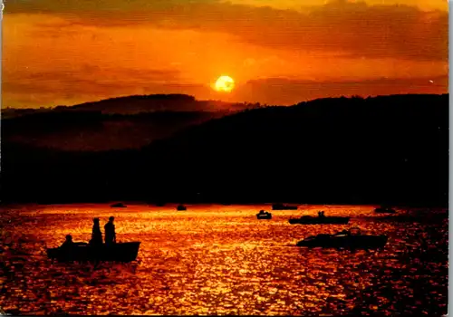 11556 - Deutschland - Abendstimmung am Titisee , Sonnenuntergang - nicht gelaufen