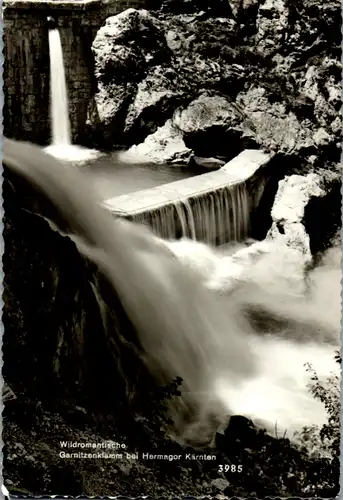 11559 - Kärnten - Hermagor , Garnitzenklamm - gelaufen 1964