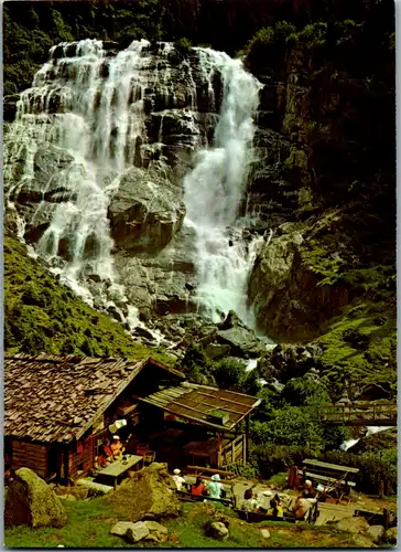11579 - Tirol - Sulzenau , Grawa , Alm am Wasserfall - gelaufen