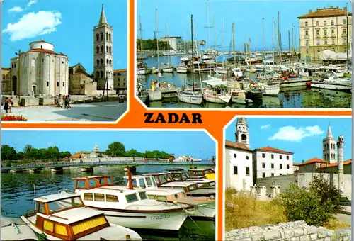 11585 - Kroatien - Zadar , Mehrbildkarte - gelaufen