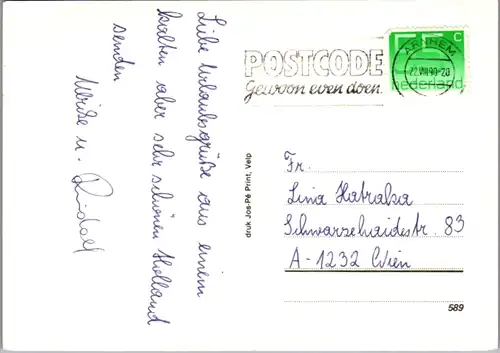 11594 - Niederlande - Arnheim , Mehrbildkarte - gelaufen 1990
