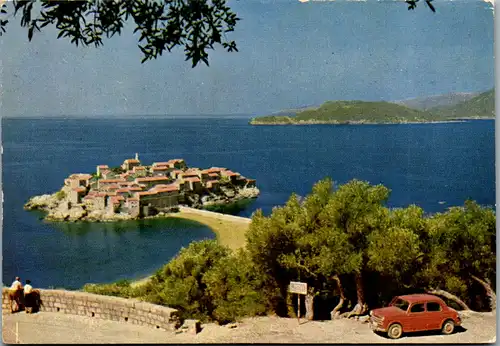 11600 - Montenegro - St. Stefan , Sveti Stefan - gelaufen 1962