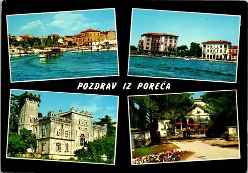 11601 - Kroatien - Porec , Mehrbildkarte - gelaufen