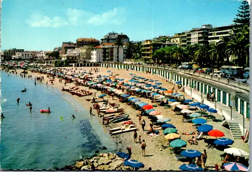 11604 - Italien - San Remo , Riviera die Fiori , Bagni Morgana - gelaufen 1961