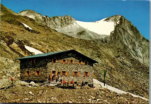 11611 - Italien - Antholz , Riesenfernerhütte am Gemsebichljoch , Hanns Forcher Mayr  - gelaufen 1984