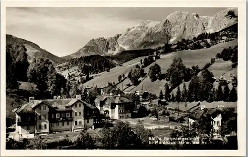 11663 - Salzburg - Mühlbach am Hochkönig , Ski u. Bergsteigerheim - nicht gelaufen 1950