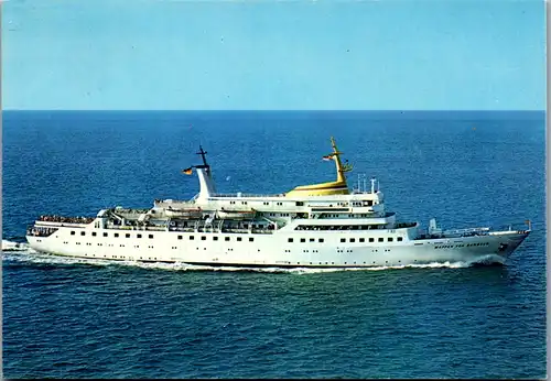 11696 - Schiff - MS Wappen von Hamburg , Flaggschiff der Hadag Seebäderflotte - nicht gelaufen