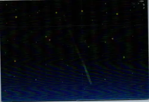 11700 -  - 3D Karte , Sternschnuppe - nicht gelaufen
