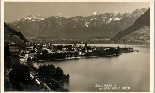 11702 - Salzburg - Zell am See gegen das Steinerne Meer, Panoramakarte - nicht gelaufen