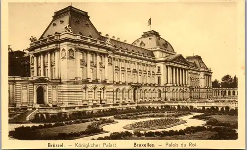 11717 - Belgien - Brüssel , Königlicher Palast , Palace du Roi - nicht gelaufen