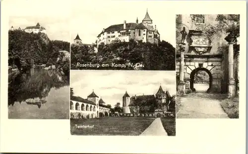 11719 - Niederösterreich - Rosenburg am Kamp , Turnierhof , Mehrbildkarte - nicht gelaufen