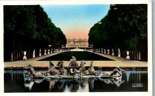 11725 - Frankreich - Versailles , Allee Royale et Bassin d' Apollon , The Park , The Royal Avenue and Apoll's Bassin - nicht gelaufen