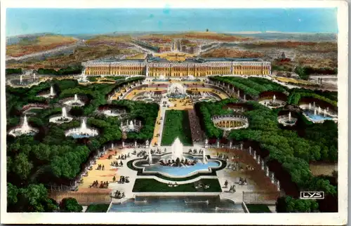 11727 - Frankreich - Versailles , Panorama - nicht gelaufen