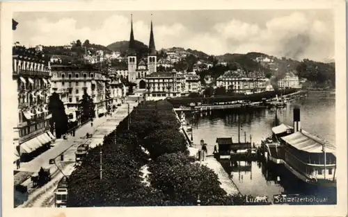 11731 - Schweiz - Luzern , Schweizerhofquai - nicht gelaufen