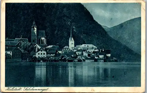 11734 - Oberösterreich - Hallstadt , Hallstatt , Salzkammergut - gelaufen