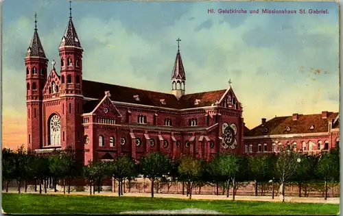 11738 - Wien - Heilige Geistkirche und Missionshaus St. Gabriel - gelaufen