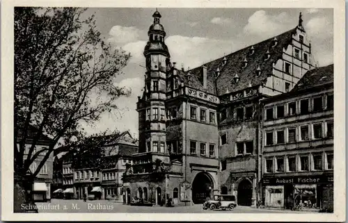 11744 - Deutschland - Schweinfurt am Main , Rathaus - nicht gelaufen