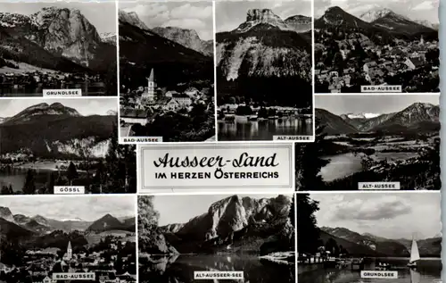 11752 - Steiermark - Ausseer Land im Herzen Österreichs , Mehrbildkarte - nicht gelaufen