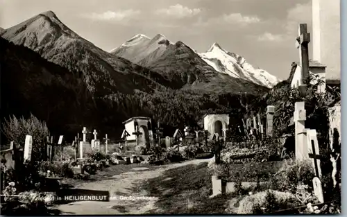 11761 - Kärnten - Heiligenblut , Friedhof , Grocßglockner - nicht gelaufen