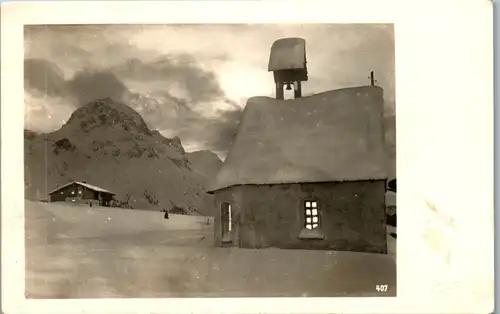 11768 -  - Verschneide Bergkapelle - gelaufen 1946