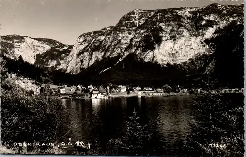 11770 - Oberösterreich - Obertraun , Hallstättersee , Panorama - nicht gelaufen