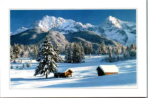 11823 -  - Winterlandschaft , Hütte - nicht gelaufen