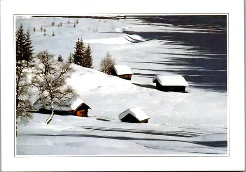 11824 -  - Winterlandschaft , Hütte - nicht gelaufen