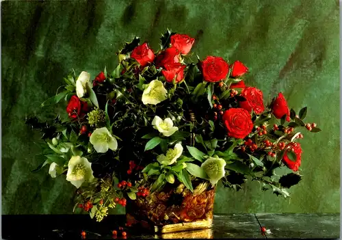 11832 -  - Blumen , Rosen - nicht gelaufen