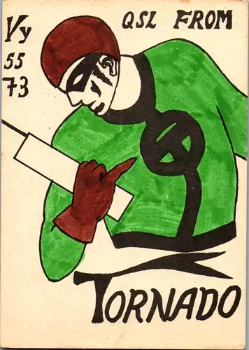 11860 - QSL - CB , Österreich , Amstetten , Tornado