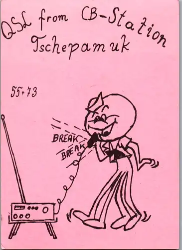 11861 - QSL - CB , Österreich , Tschepamuk