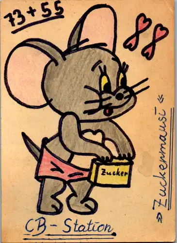 11877 - QSL - CB , Österreich , Ernsthofen , Zuckermaus