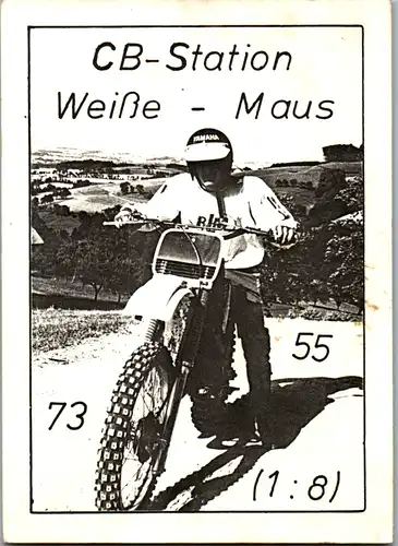 11881 - QSL - CB , Österreich , Weiße Maus
