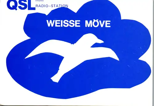 11886 - QSL - CB , Österreich , Pregarten , Weisse Möve