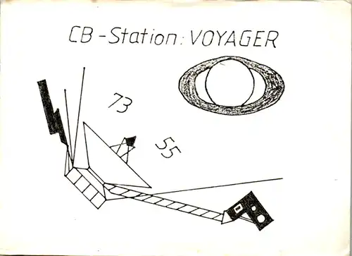 11891 - QSL - CB , Österreich , Weyer , Voyager